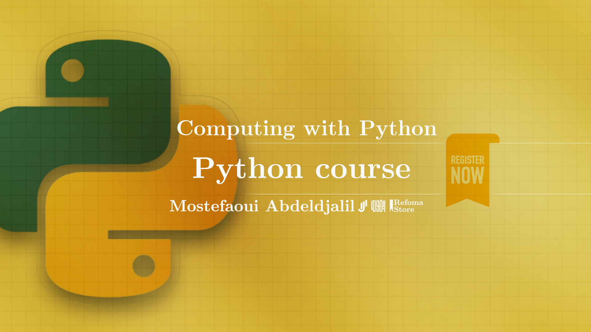 Scientific Python course